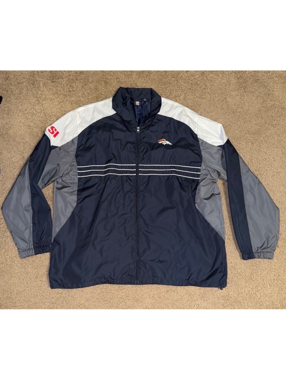 Reebok NFL Denver Broncos Windbreaker Jacket XXL